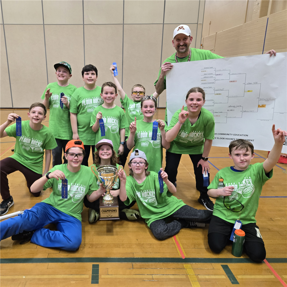  First place floor hockey team